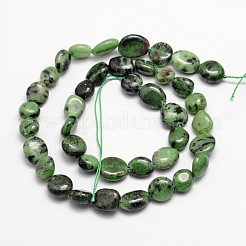 Natural Ruby in Zoisite Bead Strands&nbsp;G-L459-31