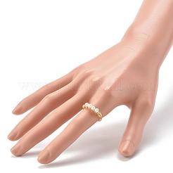 Round Shell Pearl Beads Finger Rings&nbsp;RJEW-TA00001