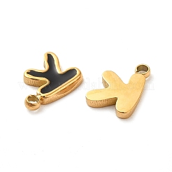 304 Stainless Steel Enamel Charms&nbsp;STAS-L022-292G-K