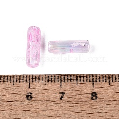 Picasso Transparent Glass Bugle Beads&nbsp;SEED-N010-02A-10
