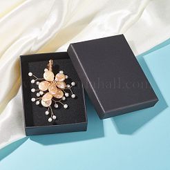 Wedding Corsage Natural Keshi Pearl Brooch&nbsp;JEWB-BR00061-02