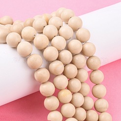 Natural Fossil Beads Strands&nbsp;G-E110-10mm-2