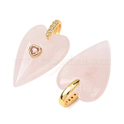 Natural Rose Quartz Pendants&nbsp;GG-CBA51ED-03G-08