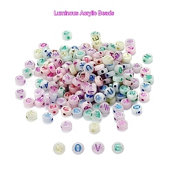 200Pcs Luminous Acrylic Beads&nbsp;MACR-YW0001-39