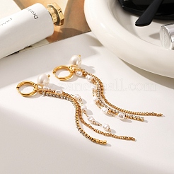 304 Stainless Steel Pave Clear Cubic Zirconia Hoop Earrings&nbsp;WG6C0B9-01