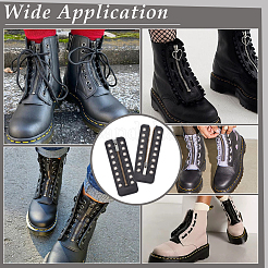 1 Pair Cowhide Leather Lace-in Boot Zipper Inserts&nbsp;FIND-PH0006-72