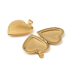 316 Stainless Steel Locket Pendants&nbsp;STAS-K321-27G