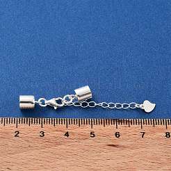 925 Sterling Silver Curb Chain Extender&nbsp;STER-G039-04D-S