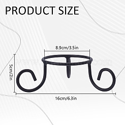 Iron Plants and Flowers Potted Rack&nbsp;AJEW-WH0567-29