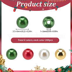 Imitation Pearl Acrylic Beads&nbsp;OACR-SP0001-22A
