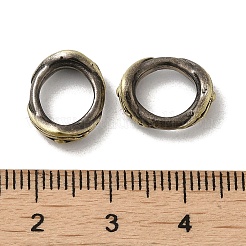 Tibetan Style Rack Plating Brass Large Hole Bead&nbsp;KK-Q805-05AB