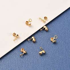Brass Bead Tips&nbsp;KK-F824-033G