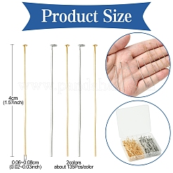 275Pcs Iron Flat Head Pins&nbsp;IFIN-FS0001-40