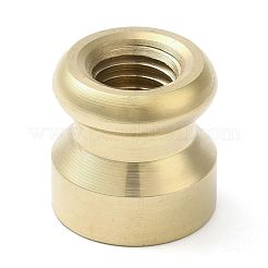 Golden Tone Round Wax Seal Brass Stamp Heads&nbsp;AJEW-M040-01G-E