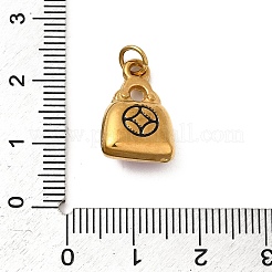304 Stainless Steel Enamel Pendants Ion Plating(IP)&nbsp;STAS-B097-09G-02