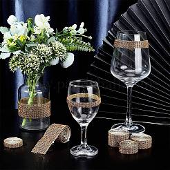 Glitter Glass Hotfix Rhinestone(Resin On The Back)&nbsp;DIY-WH0214-29