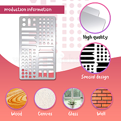 Stainless Steel Cutting Dies Stencils&nbsp;DIY-WH0242-261