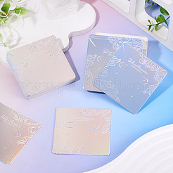 50Pcs Laser Paper Necklace Earring Display Cards&nbsp;CDIS-TA0001-55