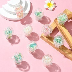 10Pcs Milk Tea Cup Theme Opaque Acrylic Pendants&nbsp;OACR-CJ0002-31