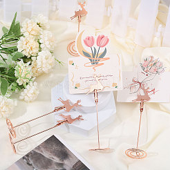 Iron Name Card Holder&nbsp;AJEW-WH0542-018B