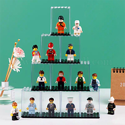 Transparent Plastic Minifigures Display Case&nbsp;LS-ODIS-WH0043-25