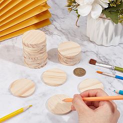 30Pcs Wooden Cup Mats&nbsp;AJEW-CN0002-10