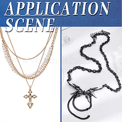 10M 2 Colors Aluminium Curb Chains&nbsp;FIND-SP0002-71