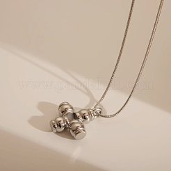 Religion 304 Stainless Steel Hollow Pendant Necklaces&nbsp;WGE4485-01