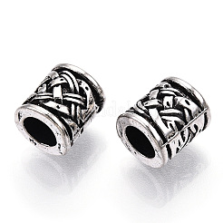 Tibetan Style Alloy European Beads&nbsp;TIBEB-TAC0002-02AS
