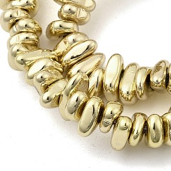 Electroplated Synthetic Non-magnetic Hematite Beads Strands&nbsp;G-H327-J01-01E