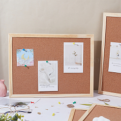 4Pcs Rectangle Cork Bulletin Board&nbsp;AJEW-GO0002-70