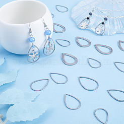60Pcs 3 Sizes 304 Stainless Steel Linking Ring&nbsp;STAS-SC0007-44