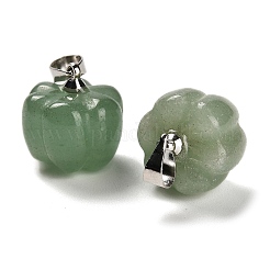 Natural Green Aventurine Pumpkin Charms&nbsp;G-K338-27P-06
