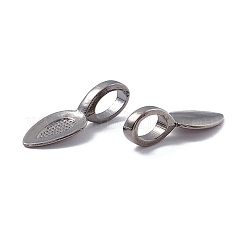 Tibetan Style Alloy Glue-on Flat Pad Bails&nbsp;TIBEP-AB3348Y-B-NF