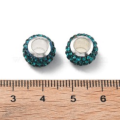 Rondelle Polymer Clay European Beads&nbsp;FIND-U001-01M