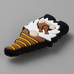 Gnome Food Grade Eco-Friendly Silicone Focal Beads&nbsp;SIL-WH0012-042F