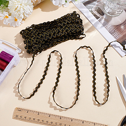 15 Yards Polyester Trim Sewing Lace&nbsp;OCOR-WH0070-174