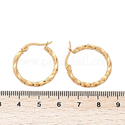 201 Stainless Steel Hoop Earrings&nbsp;EJEW-I245-07B
