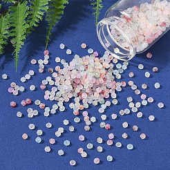 50G Frosted Glass Beads&nbsp;FGLA-YW0001-03A