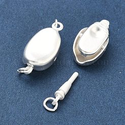 Matte Brass Box Clasps&nbsp;KK-H532-13P