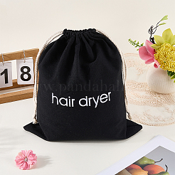Canvas Cloth Hair Dryer Packing Drawstring Bags&nbsp;ABAG-WH20027-005A