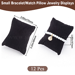 12Pcs Lint Bracelet/Watch Pillow Jewelry Displays&nbsp;BDIS-BBC0001-06B