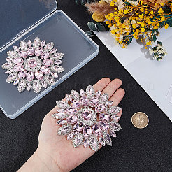 2Pcs Glass Hotfix Rhinestone&nbsp;DIY-GF0013-36A