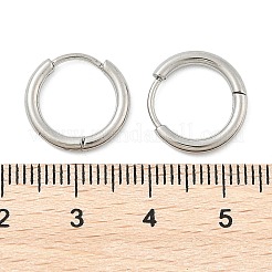 Tarnish Resistant 304 Stainless Steel Hoop Earrings&nbsp;EJEW-P177-P-07