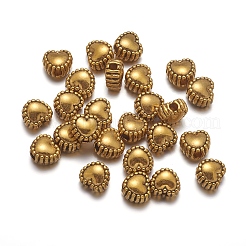 Tibetan Style Alloy Beads&nbsp;X-PALLOY-08-AG-RS