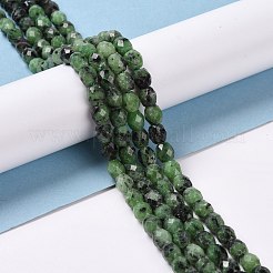 Natural Ruby in Zoisite Beads Strands&nbsp;G-K318-03