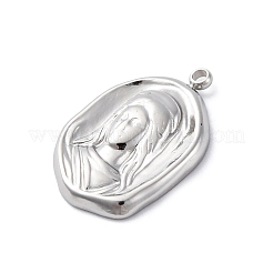 304 Stainless Steel Pendants&nbsp;STAS-S163-06A-P