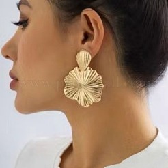 Alloy Dangle Stud Earrings&nbsp;WG0A25D-01