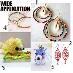 DIY Beads Jewelry Kits&nbsp;DIY-JQ0001-09-6mm