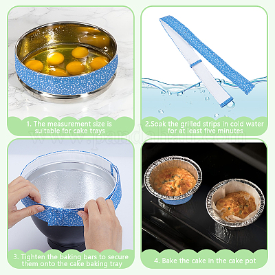 Polyester Cake Strips for Even Baking&nbsp;FIND-WH0126-954A-1